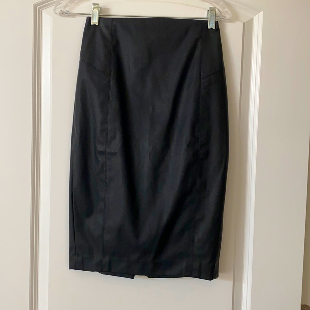 Express Leather Skirt